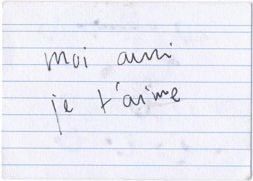 card verso