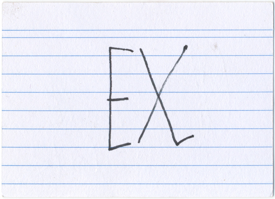 card verso