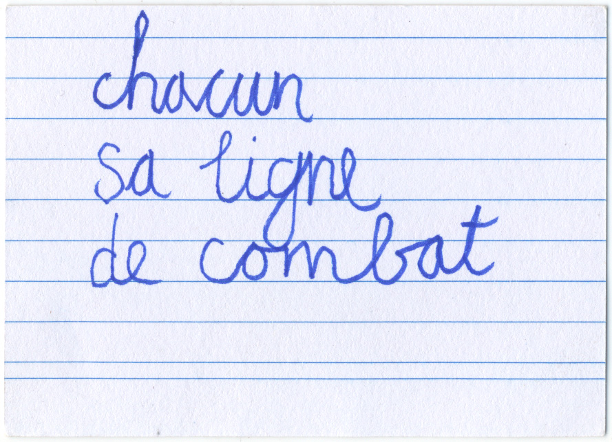 card verso