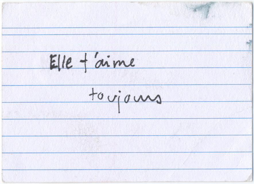 card verso