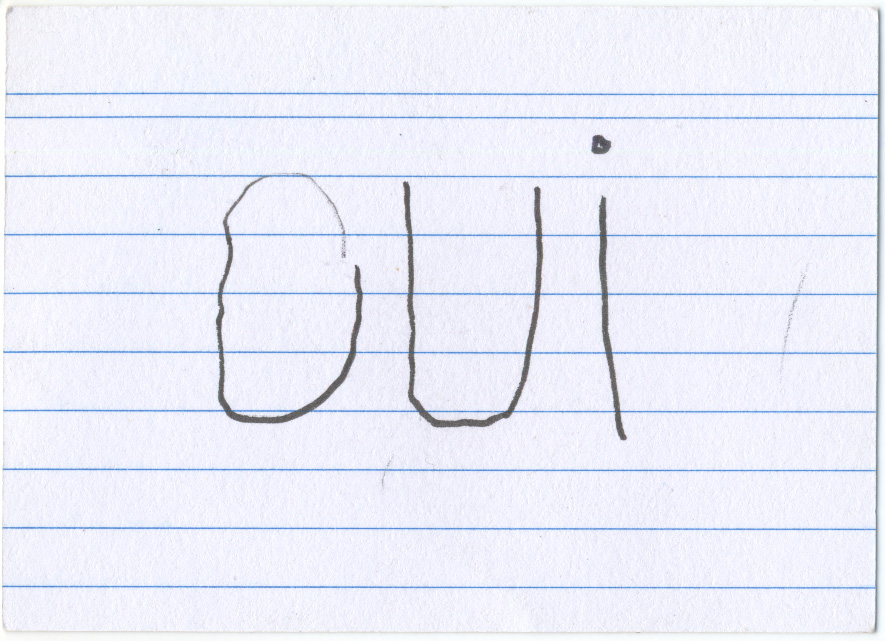 card verso
